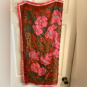 Cesaro Bormi 100% Silk Square Scarf